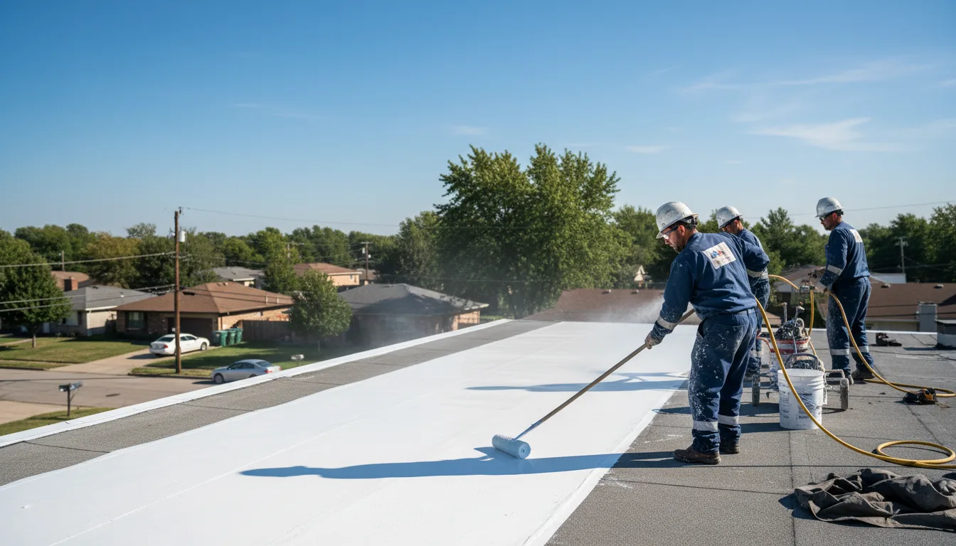 Commercial roof coating in Woolstock, IA near me